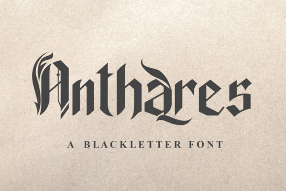Anthares: Elevating Design with the Bold Power of Blackletter Typography