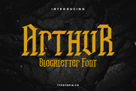 Arthur: The Bold Return of Authentic Blackletter in Modern Design