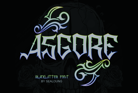 Asgore: A Powerful Blackletter Font for Modern Design