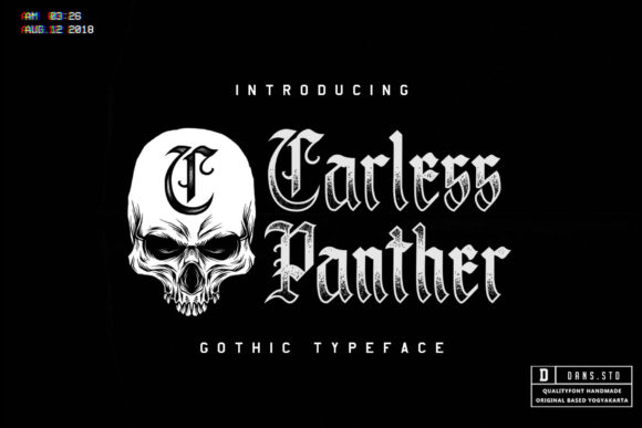 Carless Panther: Elevate Your Designs with Authentic Blackletter