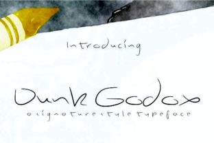 Dunk Godox: The Brush Pen Blackletter Font for Modern Brands
