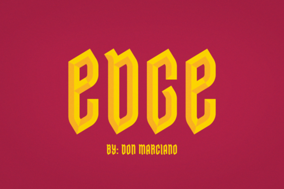 Edge: The Authentic Blackletter Font for Vintage Branding