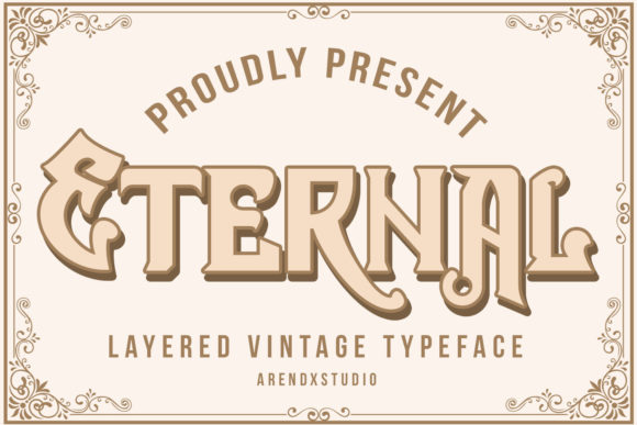 Eternal: Elevating Designs with Vintage Blackletter Elegance