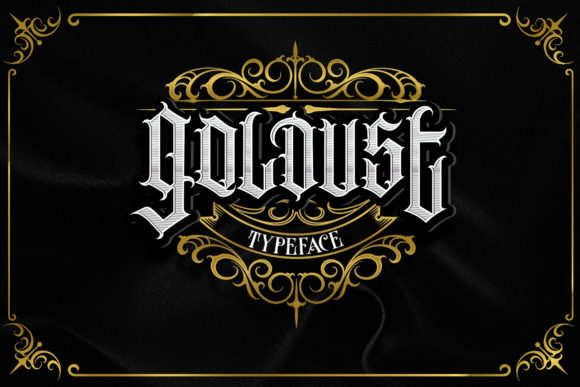 Goldust: Elevating Your Creative Projects with a Distinctive Blackletter Typeface