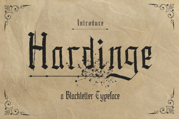 Hardinge: Elevating Brand Identity with Vintage Blackletter