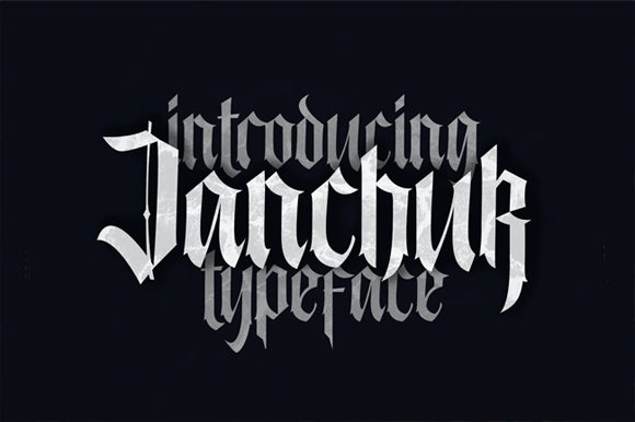 Janchuk: The Bold Return of Authentic Blackletter in Modern Design