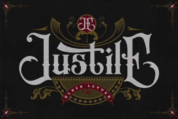 Justile: Reviving the Bold Heritage of Blackletter for Modern Design