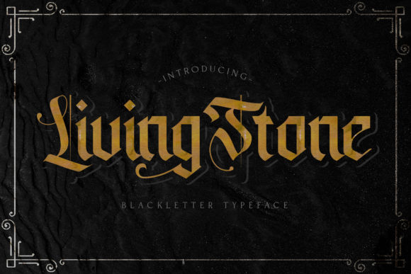 Livingstone: A Unique Blackletter Font for Creative Projects