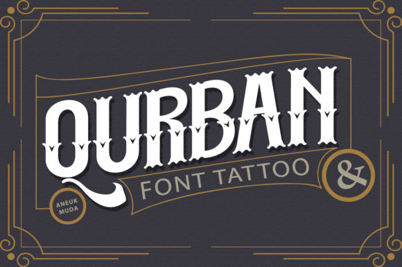 Qurban: Elevating Craftsmanship with Timeless Blackletter Elegance