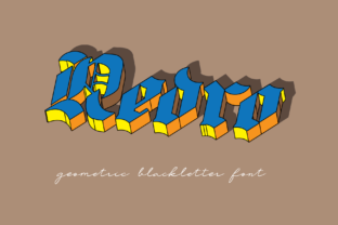 Redro: Elevating Brand Identity with Geometrical Blackletter