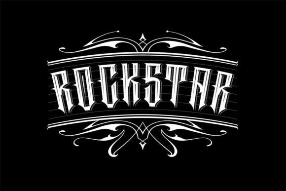 Rockstar: Elevating Visual Identity Through Authentic Blackletter Design