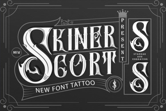 SkinerScort: Elevating Design with Elegant Blackletter