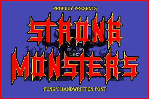 Strong Monsters Font Evaluation