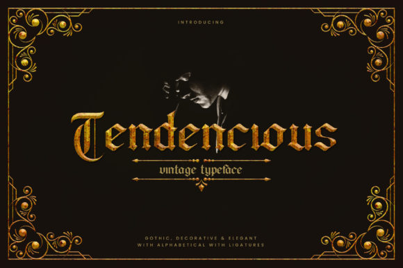 Tendencious: Elevating Design with Bold Blackletter