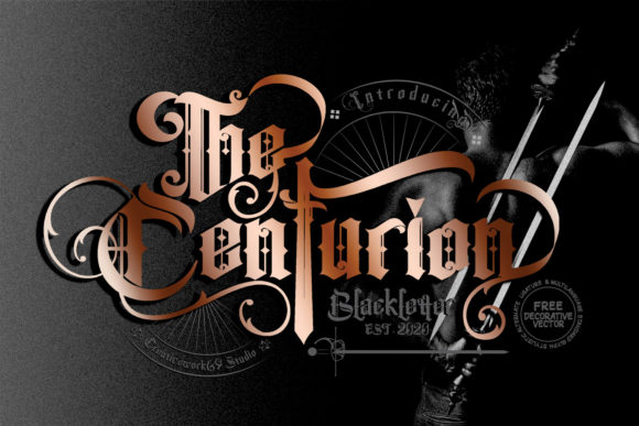 The Centurion and The Centurion: Elevating Gothic Typography in Modern Design