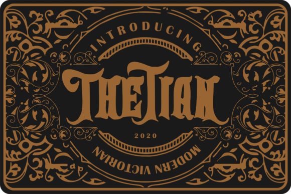 Thetian: Elevating Design with Unique Blackletter Typography