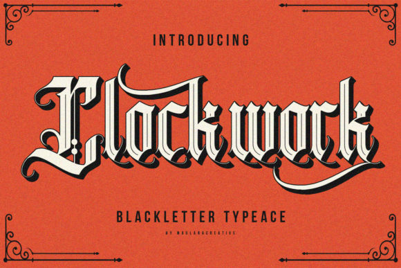 Unlock Bold Design with the Clockwork Font